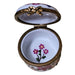 Thank You Floral Keepsake Box Porcelain Limoges Special traditional French Trinket Box