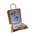 Collectible Beach Tote Limoges box with artisan brushwork