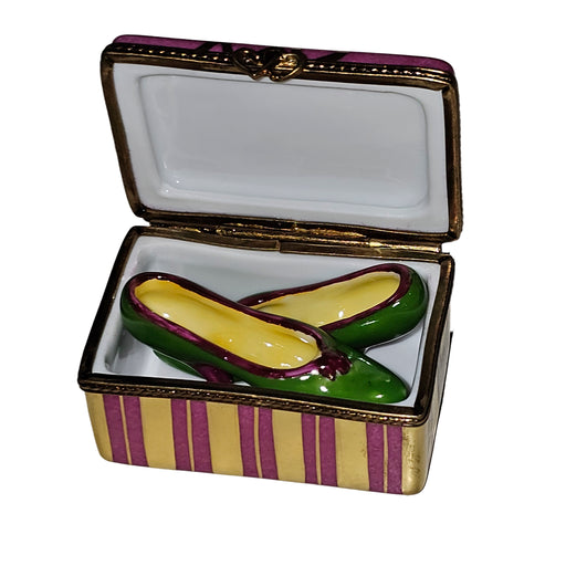 Parisian Style Limoges Box for Collectors Porcelain Limoges Bag purse shoes fashion French Trinket Box