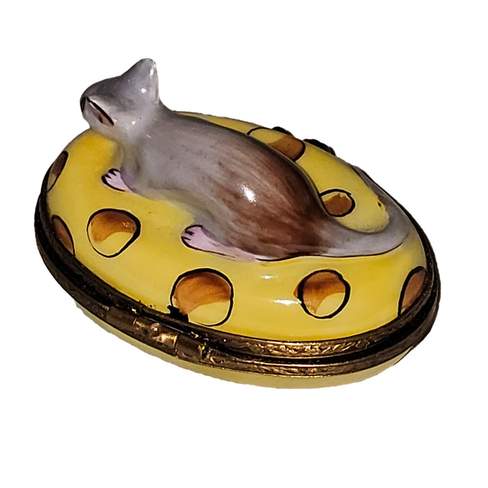 Charming Mouse Limoges Box for Collectors Porcelain Limoges mice mouse French Trinket Box