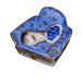 Cozy Cat Limoges Box for Cat Lovers Porcelain Limoges cat furniture French Trinket Box