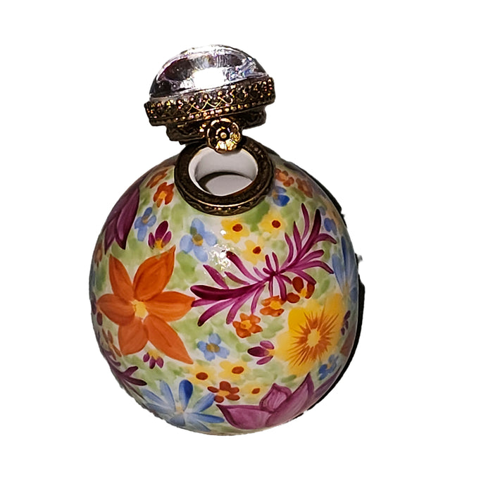 Floral Charm for Home Decor Porcelain Limoges Shaped French Trinket Box