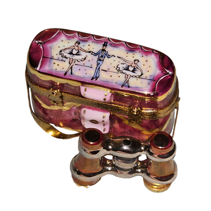 Ballerina Box for Dance Lovers Porcelain Limoges dance fine art French Trinket Box