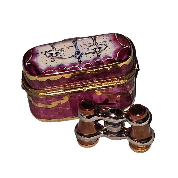 Ballerina Box for Dance Lovers Porcelain Limoges dance fine art French Trinket Box