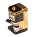 Gold Black Coffee Machine for Coffee Lovers Porcelain Limoges beverage Home French Trinket Box
