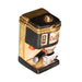 Gold Black Coffee Machine for Coffee Lovers Porcelain Limoges beverage Home French Trinket Box