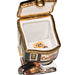 Gold Black Coffee Machine for Coffee Lovers Porcelain Limoges beverage Home French Trinket Box