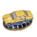New York City Taxi Charm for Collectors Porcelain Limoges travel car French Trinket Box