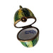 Hand-painted Green Gourd Limoges box, French artistry for lovers of fine art