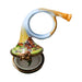Hand-painted Hunters Horn Hunting Limoges box, French artistry for lovers of fine art