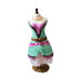 Artisan-painted Pastel Dress on Form Stand USA Limoges box from France, a cherished collectible