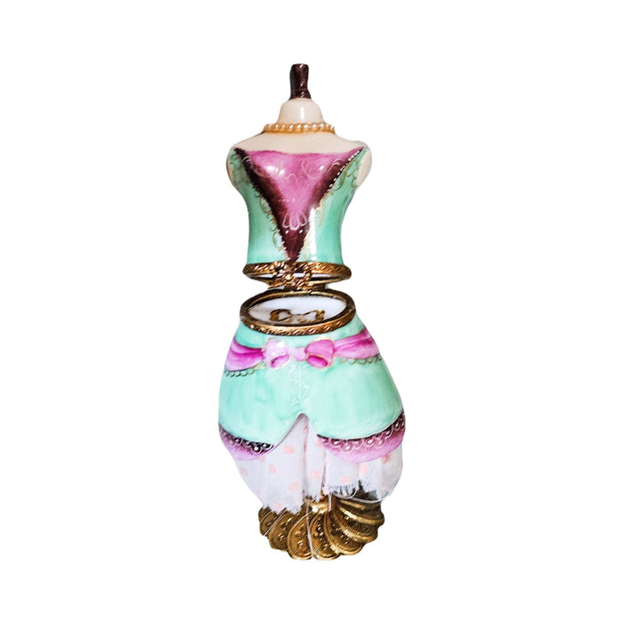 A thoughtful gift for Francophiles: the Pastel Dress on Form Stand USA Limoges box