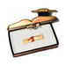 Graduation Cap on Book Limoges box painted by hand in Limoges, France, a gift to treasure