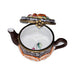 Vibrant Fruit Teapot Limoges box painted by hand in Limoges, France, a gift to treasure