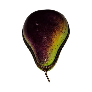Hand-painted Half Pear Limoges box, French artistry for lovers of fine art