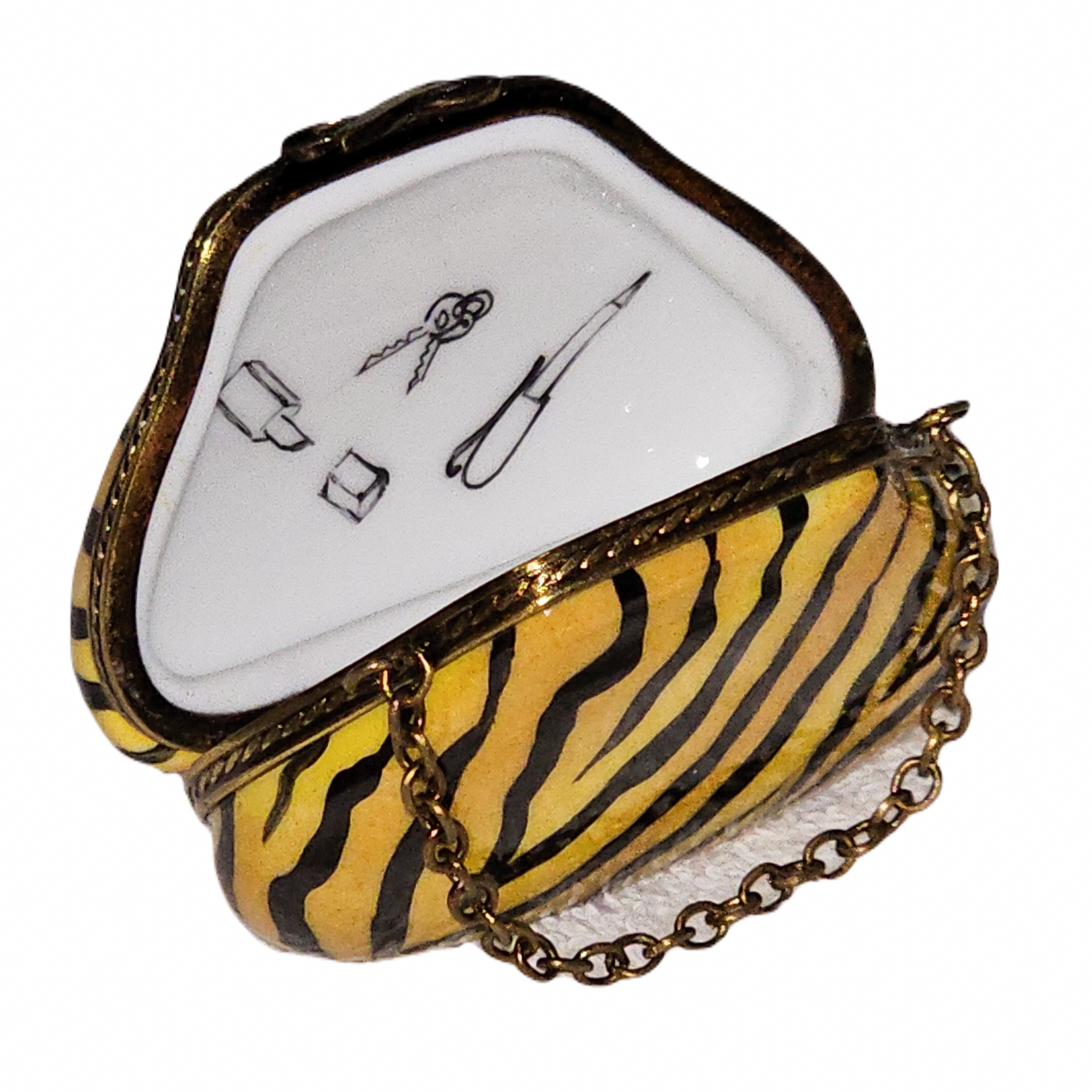 リモージュ　バッグ Tiger Stripe Chic Purse for Fashion Enthusiasts