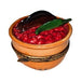 Fine French craftsmanship on the Mexican Salsa with Chili Pepper Limoges box, painted by hand