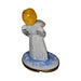 Collectible Angel Blue Gown Violin Limoges box with artisan brushwork