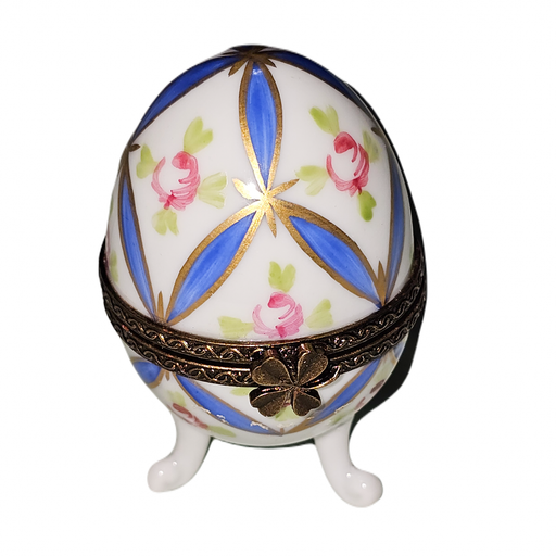 Hand Painted Limoges Egg Box Porcelain Trinket Collection Hand Painted Limoges Egg Box Porcelain Trinket Collection