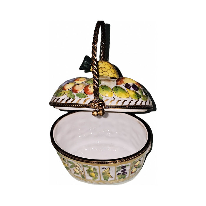 Gift idea for someone who loves France: Large Fruit Basket Limoges box