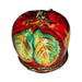 Fine French craftsmanship on the Apple with Bee Large Unsigned Limoges box, painted by hand
