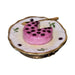 Cherry Cheesecake Pastry on Plate Limoges box, an heirloom-quality piece for collectors