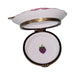 The Cherry Cheesecake Pastry on Plate, a Limoges keepsake with true French charm