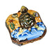 Every brushstroke by hand on the Turtle Beach Limoges box from France
