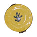 Every brushstroke by hand on the Yellow Bonnet Hat Blue Limoges box from France