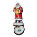 Santa Charm for Holiday Collectors Porcelain Limoges santa claus French Trinket Box