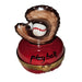 Baseball Glove Limoges Box for Sports Lovers Porcelain Limoges sports French Trinket Box
