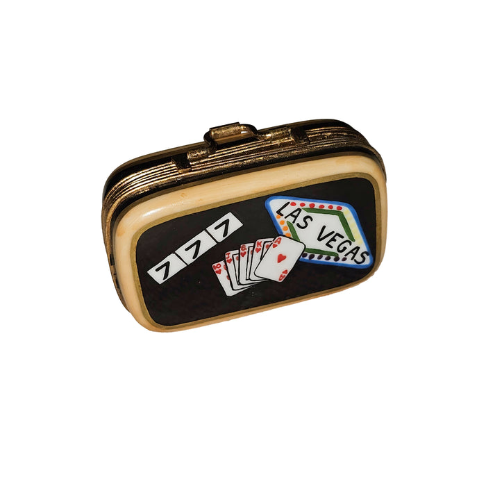 Las Vegas Dream Keepsake Box Porcelain Limoges travel united French Trinket Box