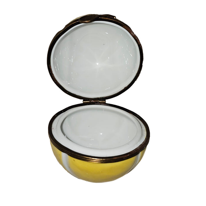 Charming Tennis Ball Keepsake for Enthusiasts Porcelain Limoges sports French Trinket Box