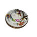 Elegant Floral Limoges Box for Gift Giving Porcelain Limoges garden hat French Trinket Box