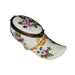 Floral Shoe Box for Collectors Porcelain Limoges Shoe French Trinket Box
