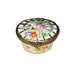 Floral Elegance for Collectors Porcelain Limoges Round French Trinket Box