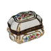 Floral Elegance Limoges Box Porcelain Limoges Shaped French Trinket Box