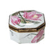 Pink Floral Elegance for Collectors Porcelain Limoges Shaped French Trinket Box