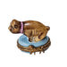 Crouching French Bulldog Gift for Dog Lovers Porcelain Limoges dog French Trinket Box