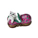 Charming Cat Limoges Box for Cat Lovers Porcelain Limoges cat French Trinket Box