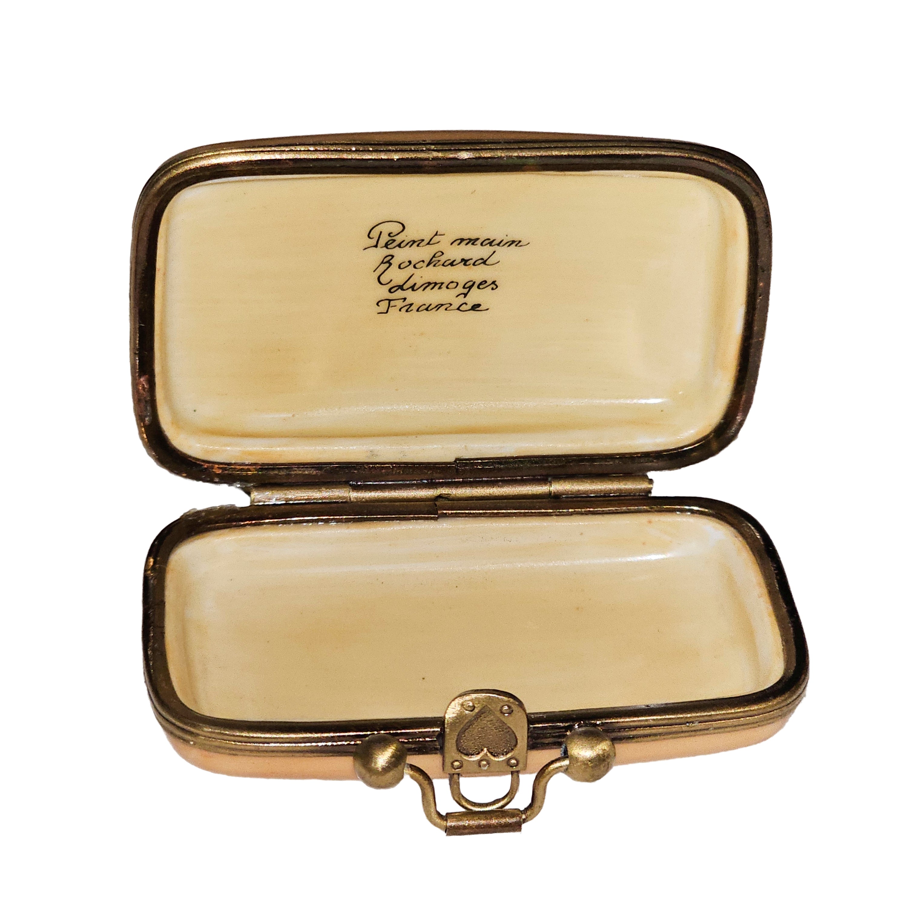 Travel Suitcase Limoges Box – Handcrafted French Porcelain