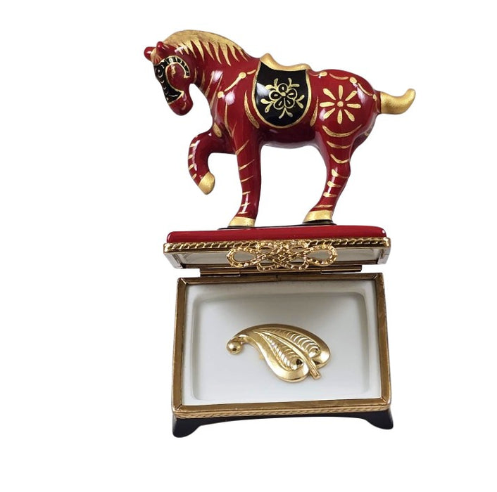 YEAR OF THE HORSE 2026 WITH REMOVABLE BRASS LEAF