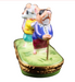 Three Blind Mice hand-painted Limoges porcelain box by Artoria, view 4