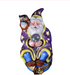 Wizard with owl and crystal ball, hand-painted Limoges porcelain box by Artoria