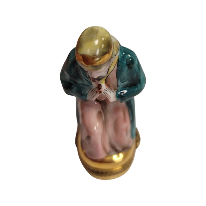 Nativity Set for Collectors Porcelain Limoges nativity French Trinket Box