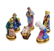 6 piece Nativity Gold Bottom Limoges Box Porcelain Figurine-nativity limoges boxes religion-CH6PIECENAT