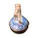 Collectible Pug Standing Up Limoges box with artisan brushwork