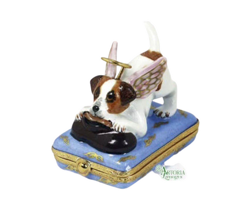 Angel Puppy Dog Limoges Box Gifts