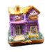 Genuine Haunted House Limoges box painted by hand in France, from Limoges Boutique