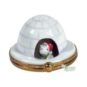 A thoughtful gift for Francophiles: the Igloo Santa Polar Bear Limoges box